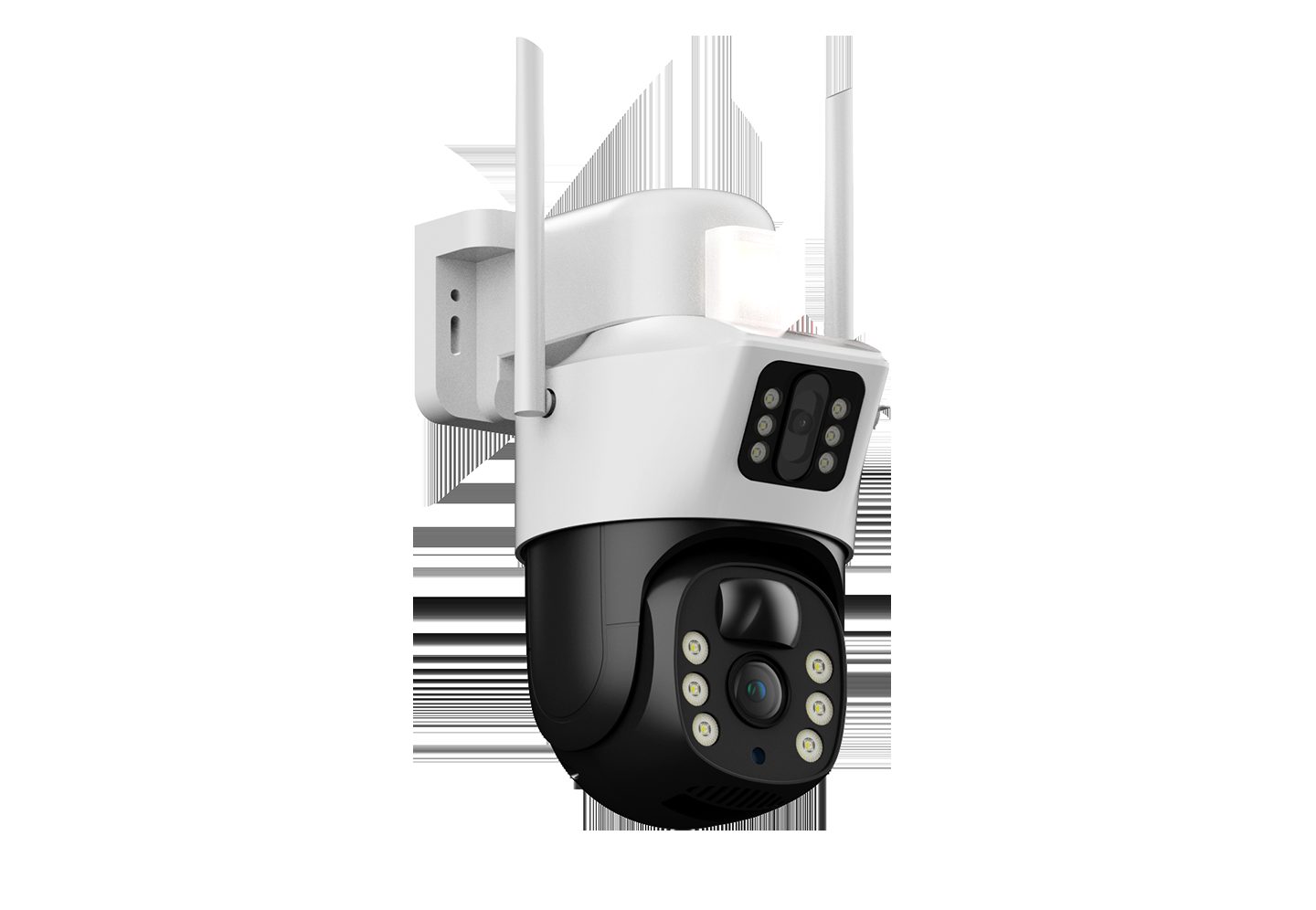 dual-lens solar monitoring device